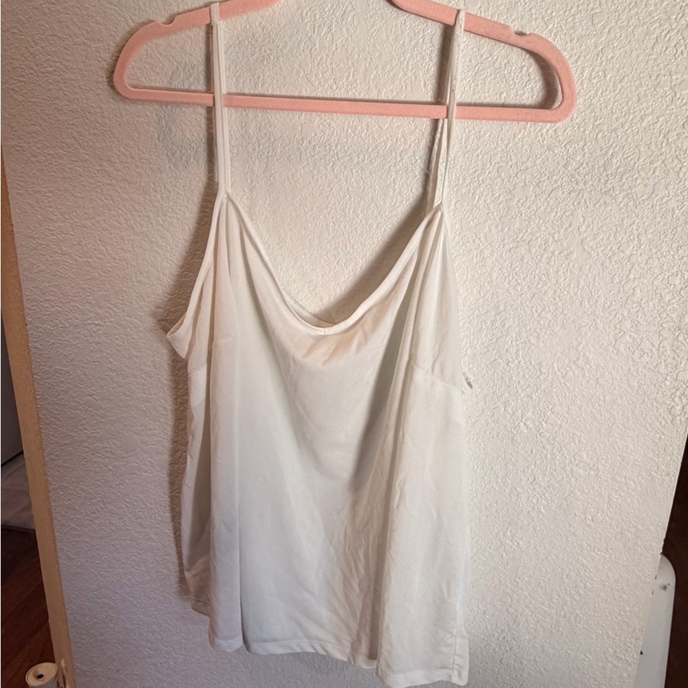White Women's Spaghetti Strap Cami Top